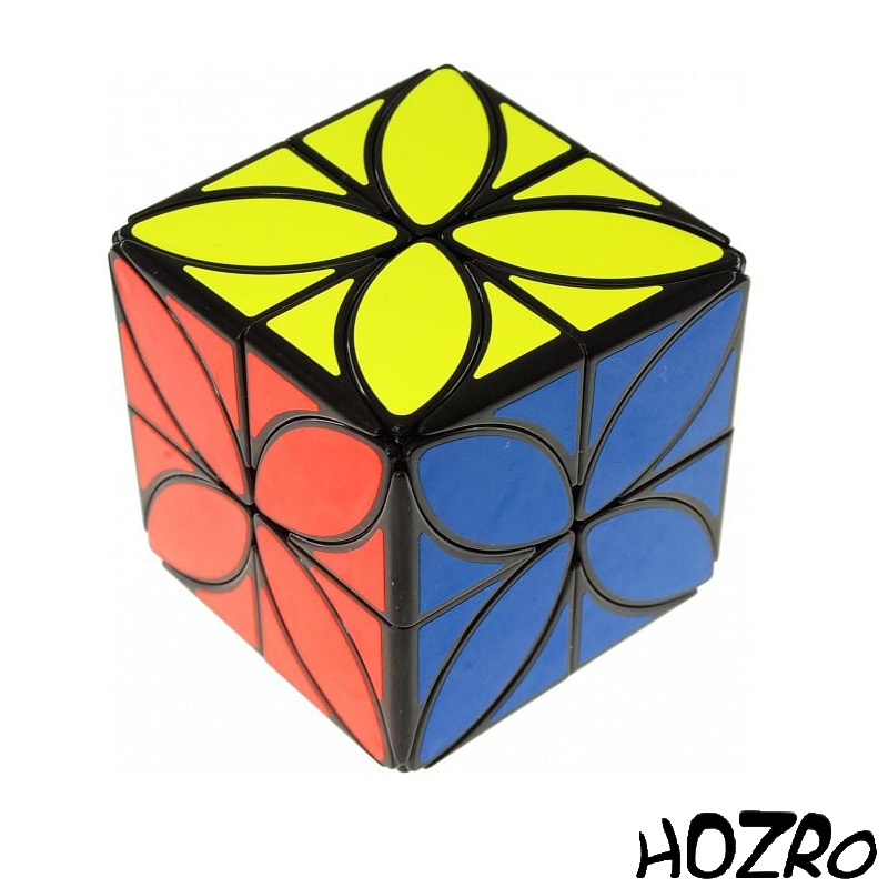 Cub Puzzle 3D HOZRO, Jucărie Antistres și Logică, Design Colorat cu Model Floral HOZRO