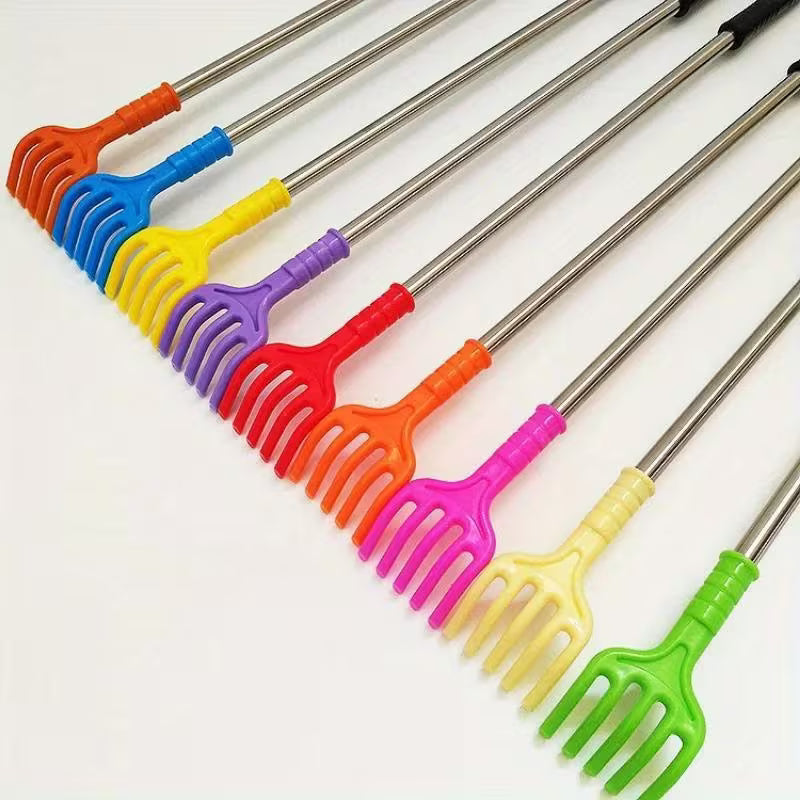 Set 5 Mini Scărpinător și Dispozitiv masaj Extensibil pentru Spate Hozro (24 - 46 cm) – Relaxare și Revigorare Zilnică HOZRO