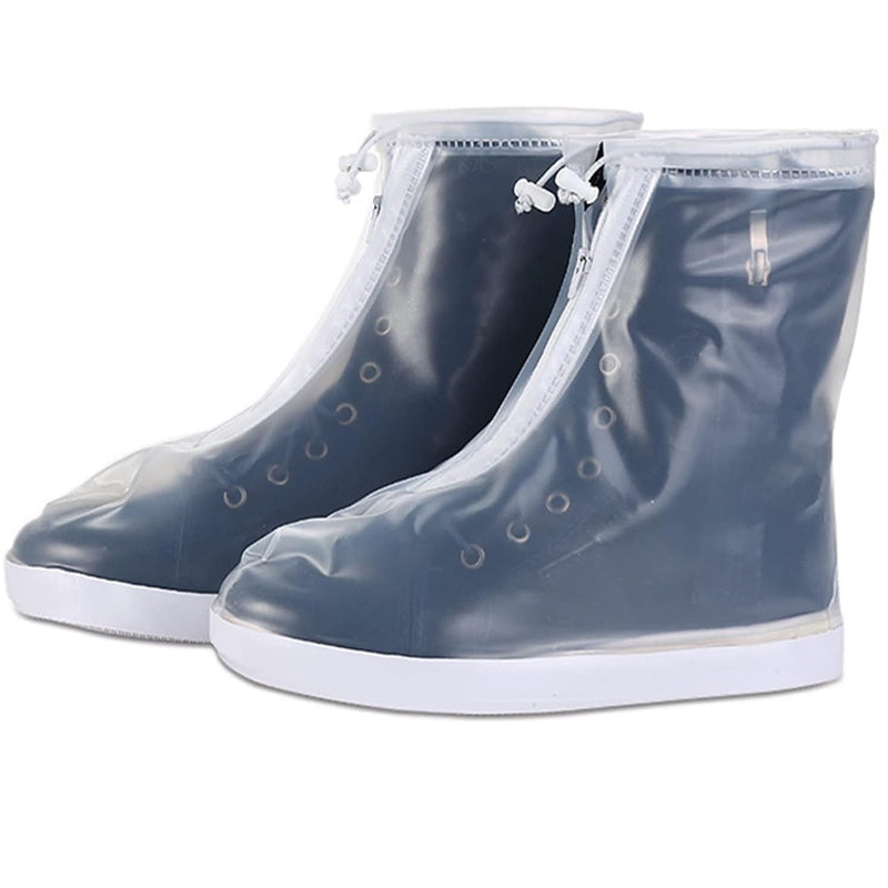Husa protectie incaltaminte, Rezistente la apa, ploaie/zapada/noroi, reutilizatile, L (38-40), transparente HOZRO