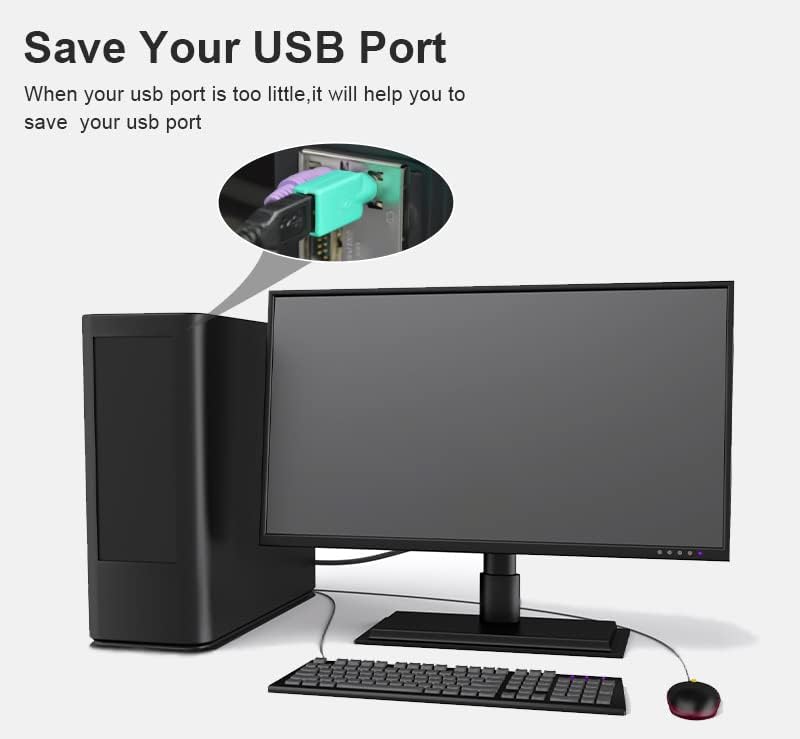 Adaptor USB la PS/2, Mouse, Tastatura BESTSELLS