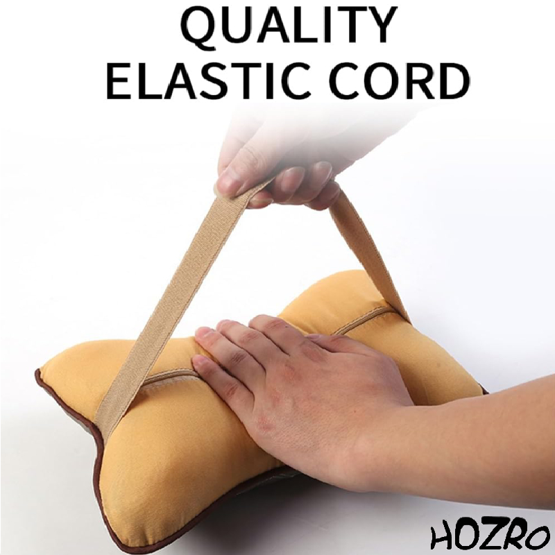 Perna Tetieră Neagră HOZRO, 18x27 cm – Suport Ergonomic pentru Gât și Cap, Confort Sporit pentru Mașină, Birou sau Acasă, Material Durabil și Ușor de Întreținut HOZRO