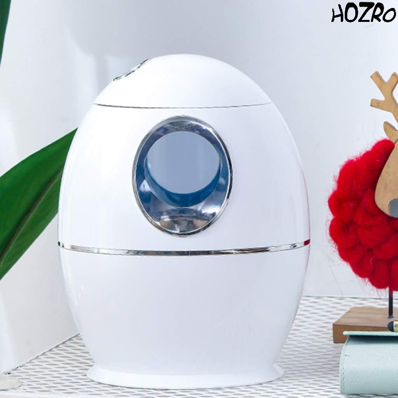 🌿 Difuzor HOZRO, Aromaterapie UFO – Umidificator cu Ultrasunete, Alb, Lumină LED și Design Modern pentru Relaxare și Atmosferă Plăcută HOZRO