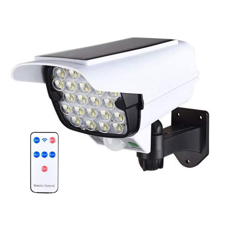 🛡️ Proiector Solar și Cameră Dummy HOZRO JLP-2177 – Securitate Inteligentă și Iluminat Puternic cu Costuri Zero! HOZRO