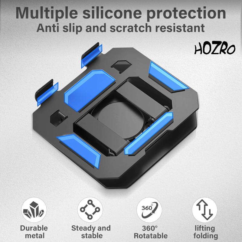 Suport Tabletă HOZRO, cu Bază Rotativă 360°, Reglabil, Compatibil cu iPad Pro / Air / Mini și Alte Tablete HOZRO