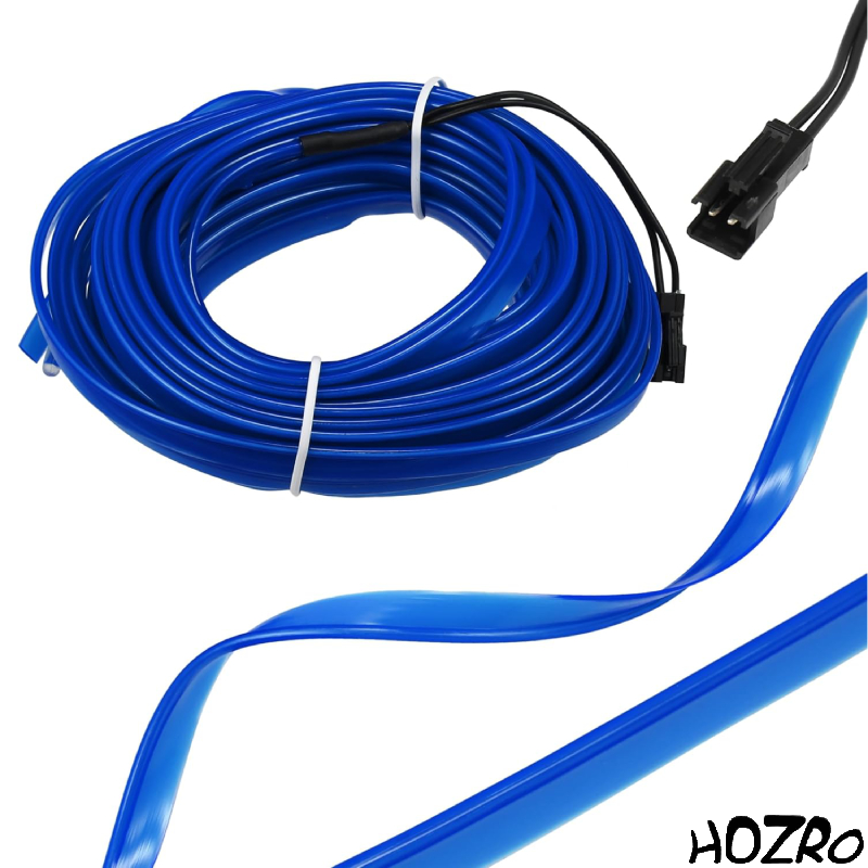 Bandă LED Auto HOZRO, Albastră, 5M – Iluminare Decorativă și Ambient Auto, Flexibilă, Rezistentă la Apă, Ușor de Montat, Perfectă pentru Interior și Exterior HOZRO