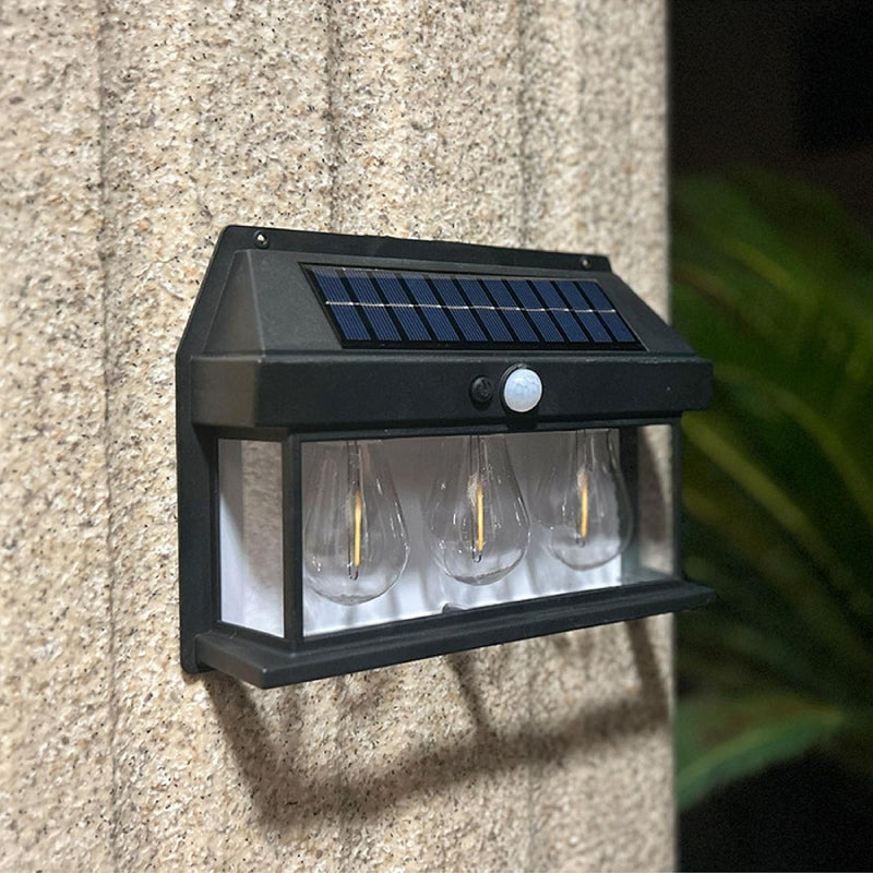 Lampă Solară HOZRO, Model KT 666-3W cu 3 Becuri LED – Iluminat Exterior Economic și Eficient, Încărcare Solară, Ideală pentru Curte, Grădină sau Camping HOZRO