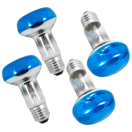 Bec Reflector R63 Albastru Hozro, Dulie E27, 40W – Iluminat Decorativ și Ambiental HOZRO
