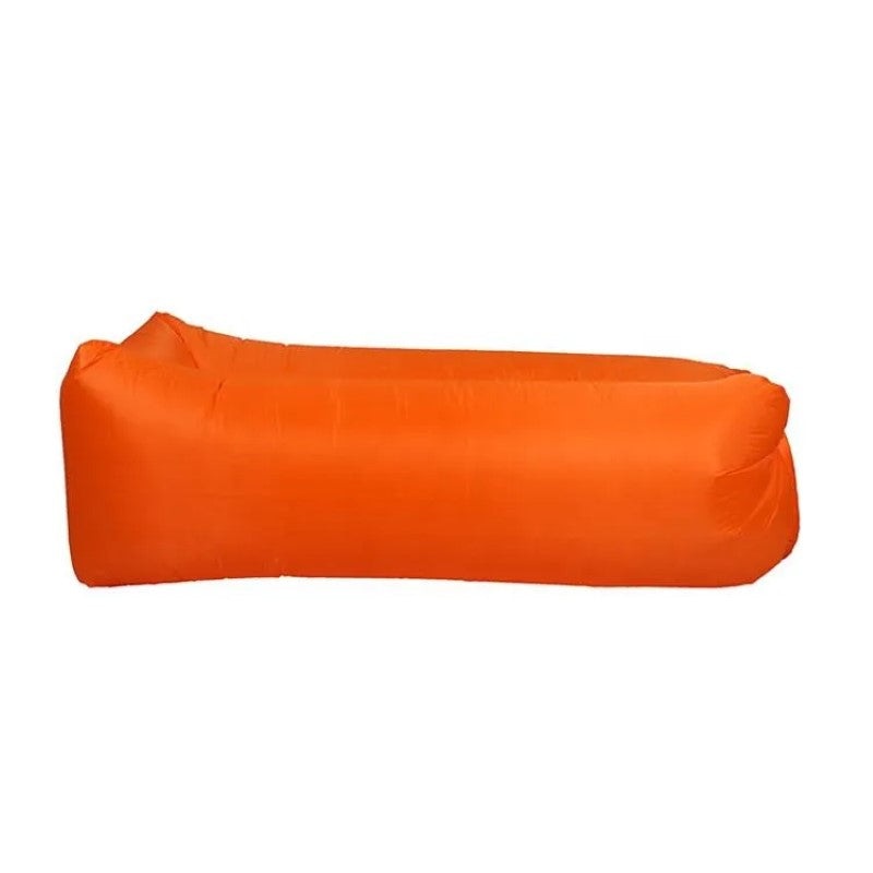 Saltea Gonflabilă Lazy Bag Tip Sezlong – Perfectă pentru Camping, Plajă și Piscină! 🏖️Portocalie BESTSELLS