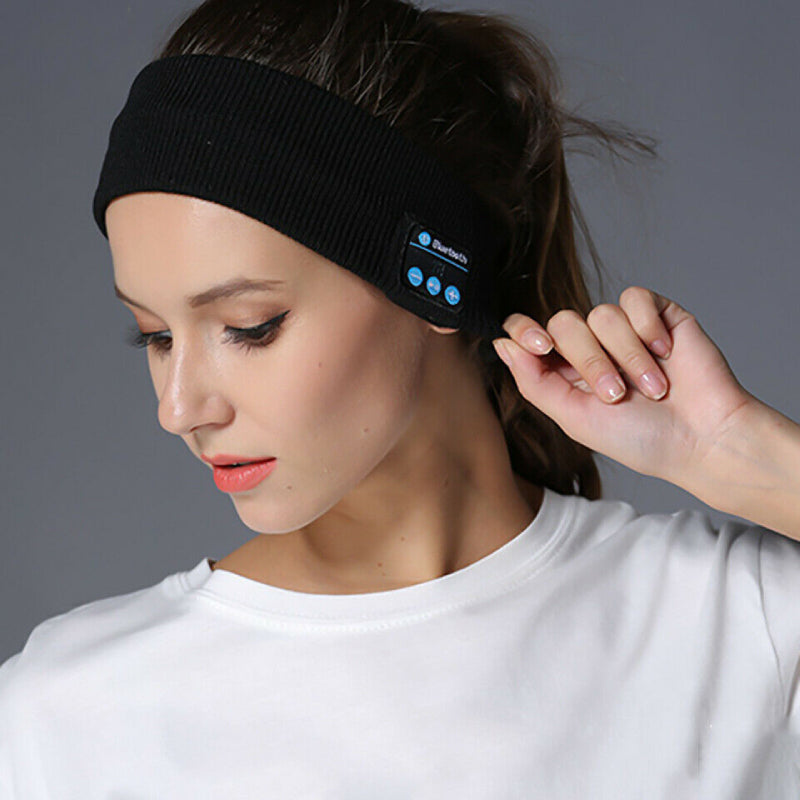 Bentiță Bluetooth HOZRO, cu Căști Wireless și Microfon – Accesoriu 2 în 1, Moale și Confortabil, Ideal pentru Somn, Sport, Meditație, Jogging, Relaxare sau Călătorii, Compatibilă cu iOS și Android HOZRO