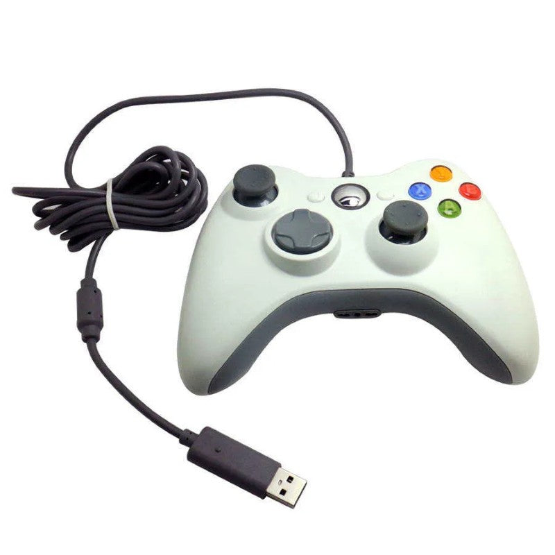 🎮 Controller de Joc cu Fir – Compatibil Xbox 360 / PC – Alb BESTSELLS