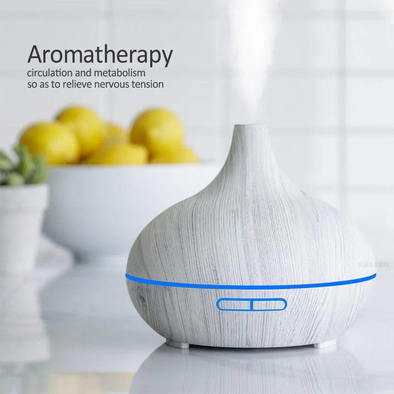 🌬️ Difuzor de Aromaterapie – 7 Culori LED, 2 Moduri de Lumină, 200ml, Silentios, Umidificator, Relaxare Totală BESTSELLS