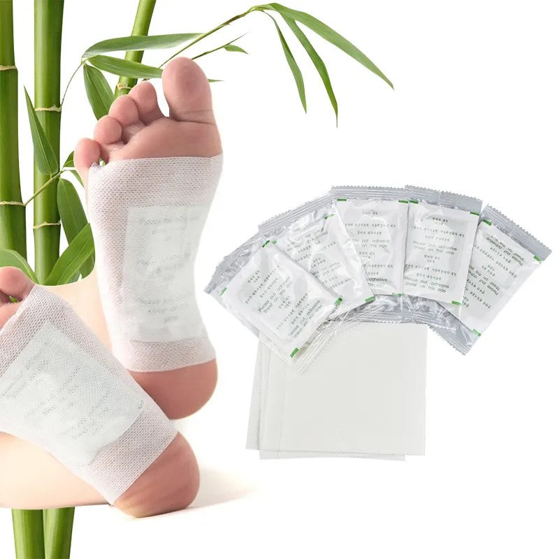 Set de 10 Plasturi Kinoki, pentru Detoxifierea Organismului si Imbunatatirea Starii de Sanatate prin Solutii Naturale Eficiente pentru Eliminarea Toxinelor si Revitalizarea Corpului BESTSELLS