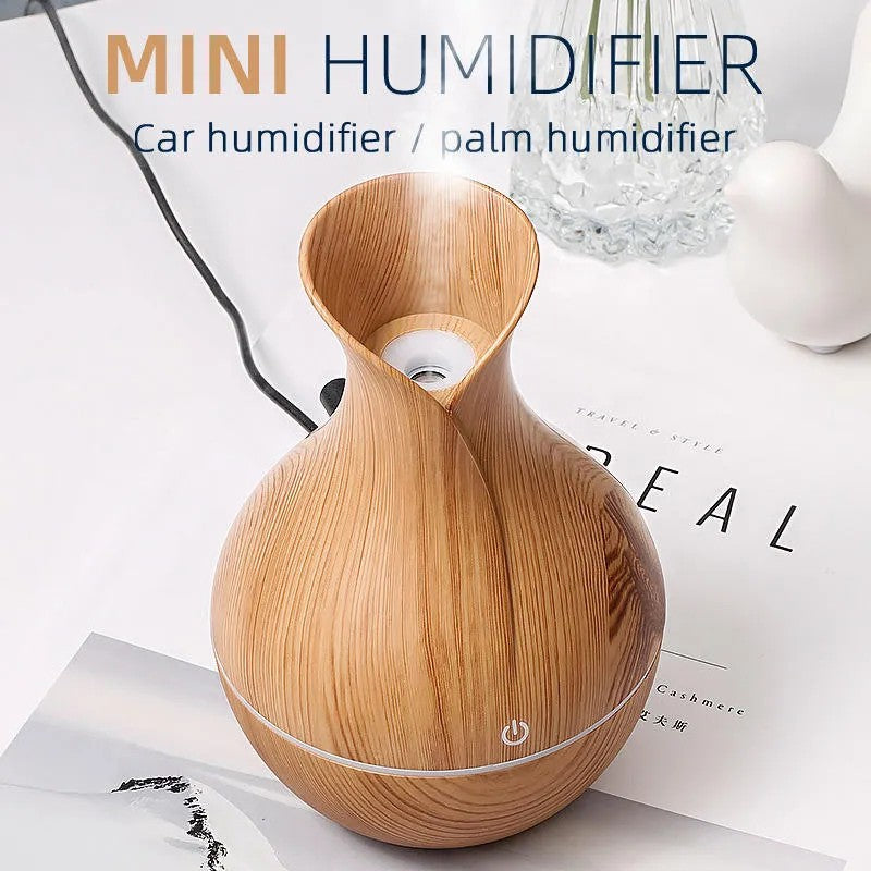 Umidificator Portabil cu Design din Lemn – Confort, Relaxare și Aer Proaspăt! 🌿💧 BESTSELLS