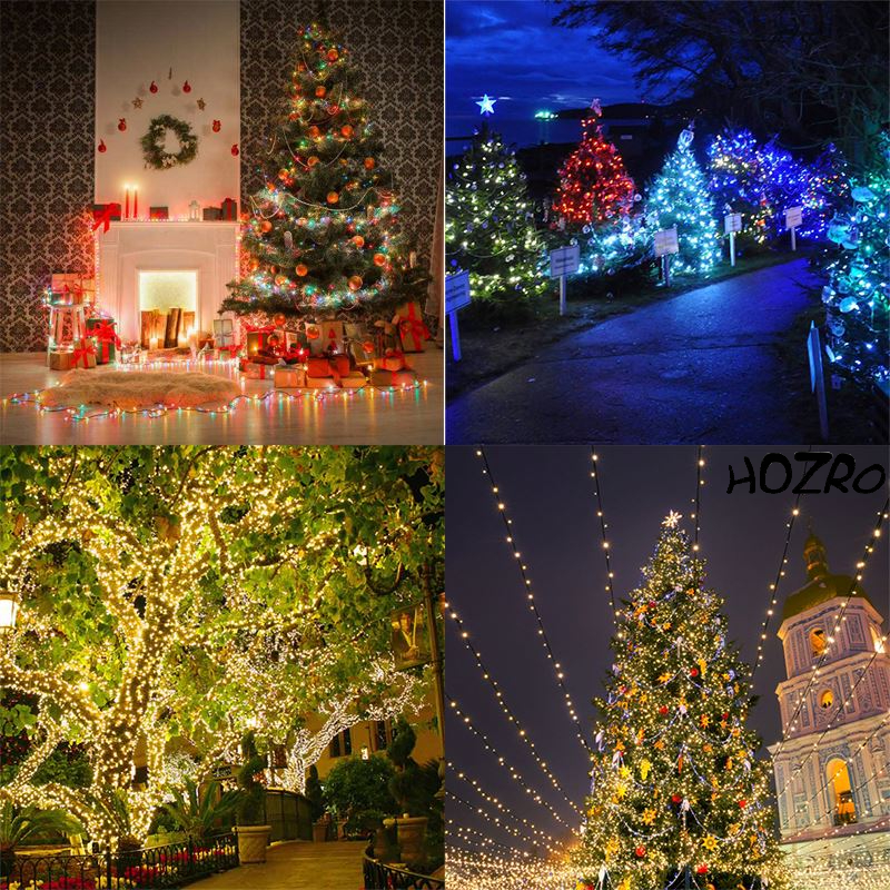 Banda LED Transparentă 8 Metri cu 100 LED-uri – Iluminare Decorativă pentru Interior și Exterior, Petreceri, Crăciun și Evenimente Festive HOZRO