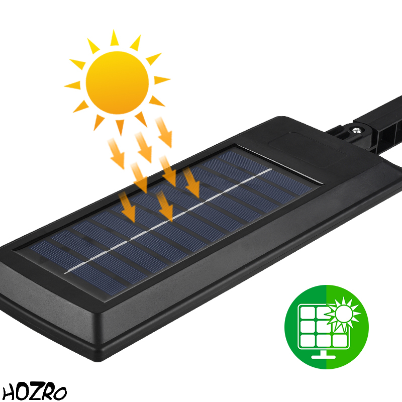 Lampă Solară HOZRO, Model SL-180 – Iluminare LED Puternică, Încărcare Solară, Rezistentă la Intemperii, Ideală pentru Curți, Grădini și Spații Exterioare HOZRO