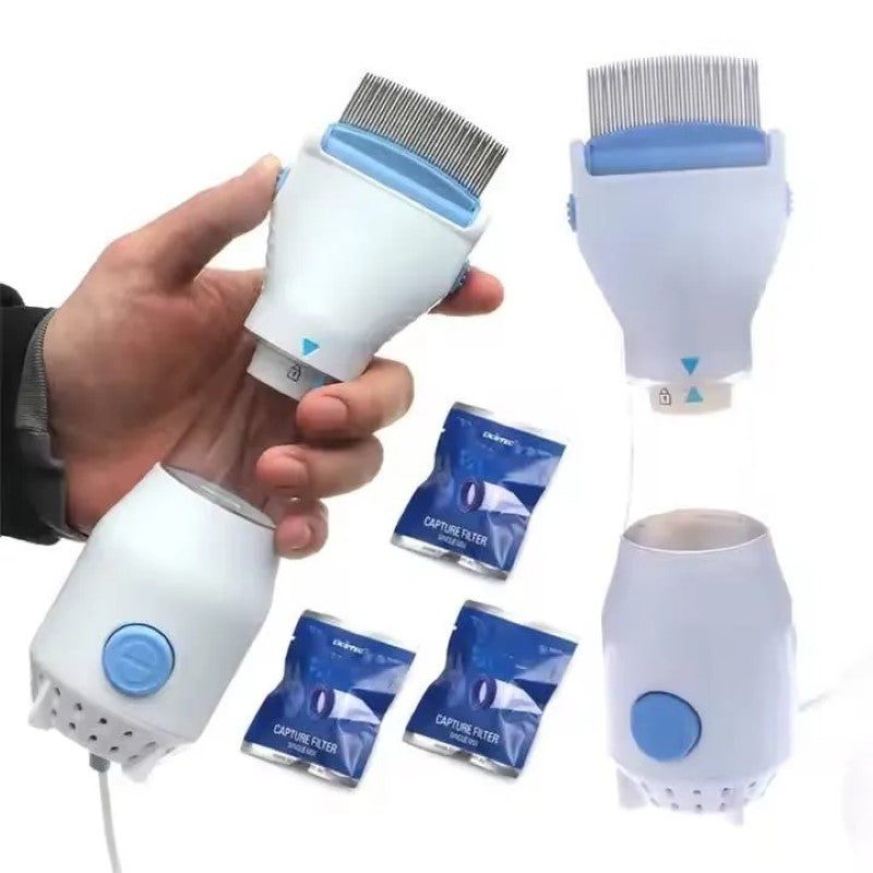 Pieptene Aspirator împotriva Păduchilor și Paraziților – Soluția Rapidă și Eficientă pentru Păduchi și Paraziți! BESTSELLS