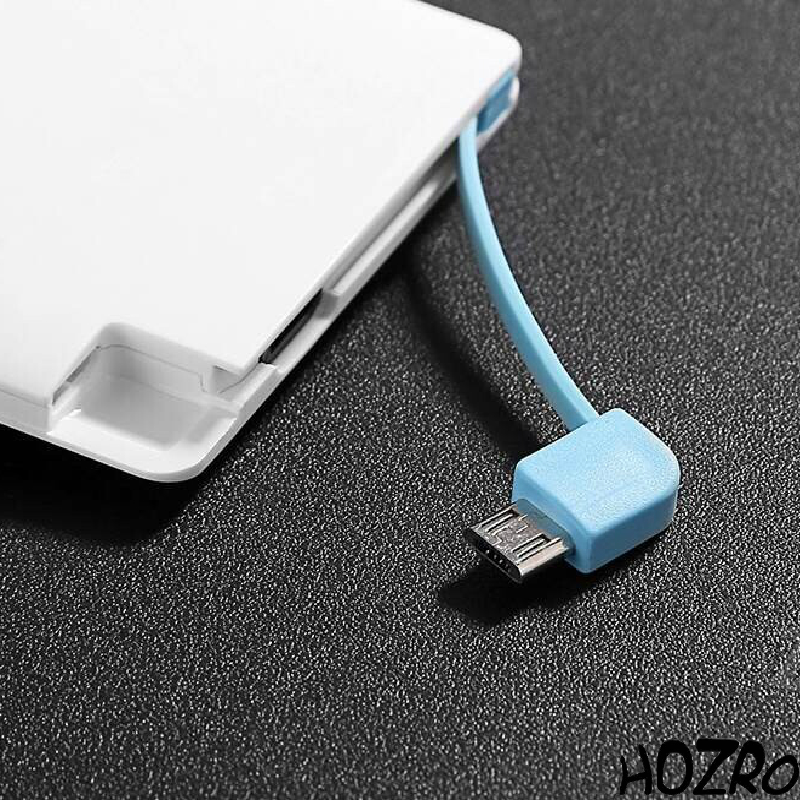 Baterie externă mini portabilă HOZRO, compactă și ușoară, cu încărcare rapidă USB, capacitate ideală pentru urgențe, compatibilă cu telefoane și dispozitive mobile HOZRO