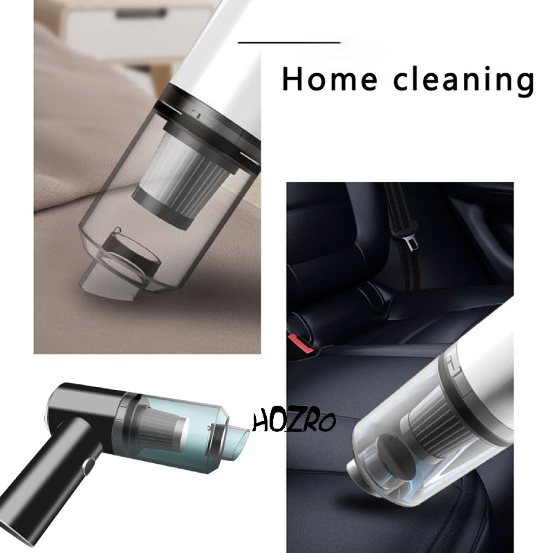 Aspirator Auto HOZRO, 2 în 1 – Puternic și Multifuncțional, Compact și Portabil, Ideal pentru Curățarea Interiorului Mașinii și a Casei HOZRO