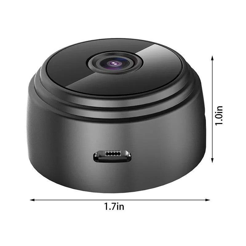 Mini Cameră de Supraveghere WiFi – 1080p Full HD, Night Vision, Senzor de Mișcare BESTSELLS