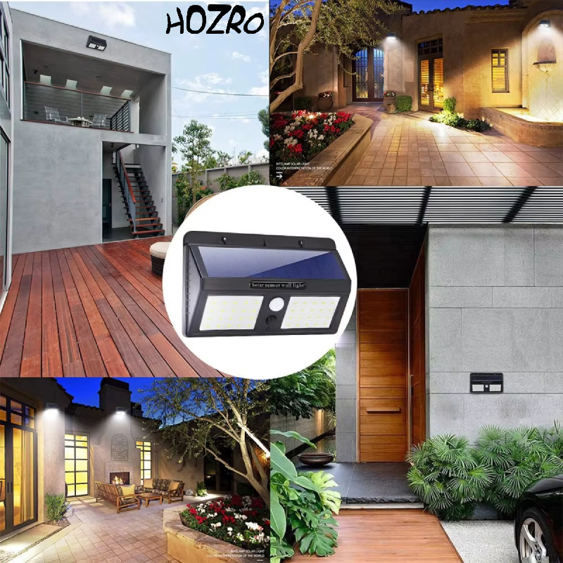 Lampă Solară HOZRO, Model 1626A – LED Puternic, Încărcare Solară Automată, Rezistentă la Intemperii, Ideală pentru Curte, Grădină, Terasă și Alei HOZRO