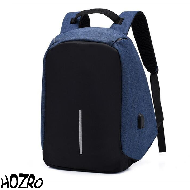 Rucsac Laptop HOZRO, 14 inch, Port USB, Poliester Rezistent, Compartiment Laptop, Călătorie, Școală sau Birou HOZRO