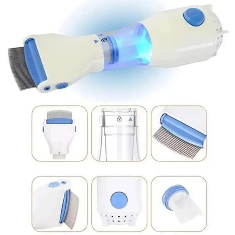 Pieptene Aspirator împotriva Păduchilor și Paraziților – Soluția Rapidă și Eficientă pentru Păduchi și Paraziți! BESTSELLS