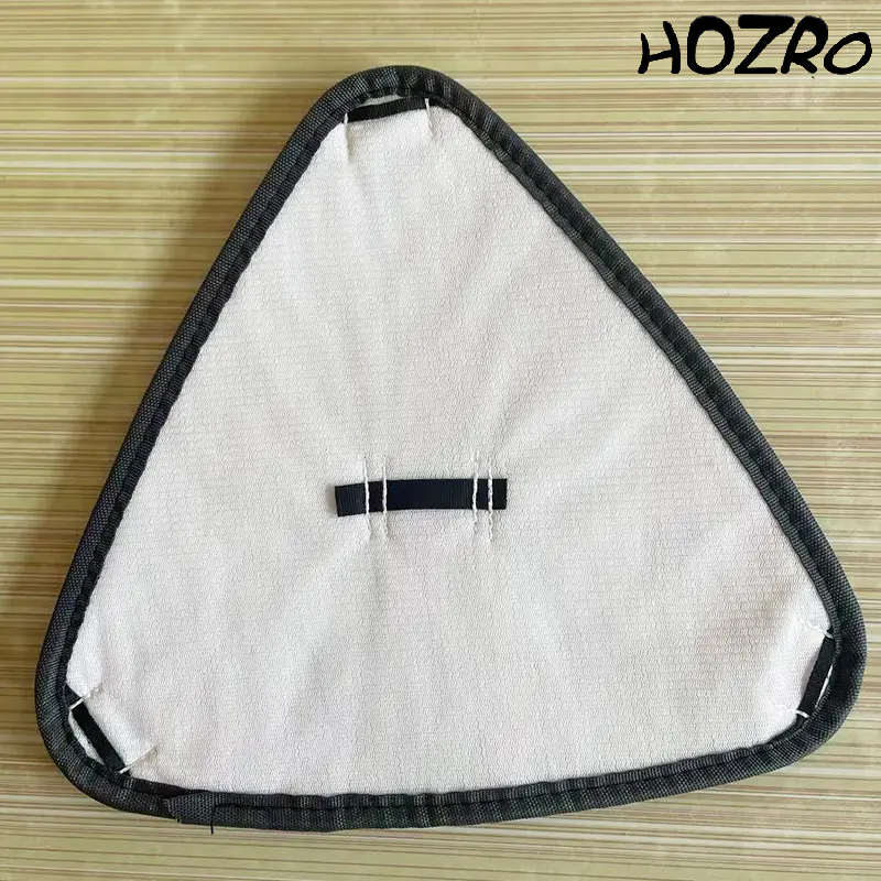 Set de 3 Lavete Mop Triunghi HOZRO, Culoare Gri Eleganta, Material Absorbant de Inalta Calitate, Ideal pentru Curatarea Eficienta a Colturilor si Suprafetelor Dificile, Usor de Intretinut si Durabile pentru Utilizare Zilnica HOZRO