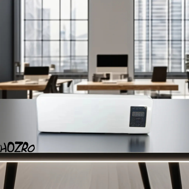 Mini Aer Condiționat Portabil HOZRO, 2 în 1, Montaj Pe Perete, Cu Funcție de Răcire și Încălzire, 1200W, Gama 16–40°C, Telecomandă Inclusă, Culoare Albă HOZRO