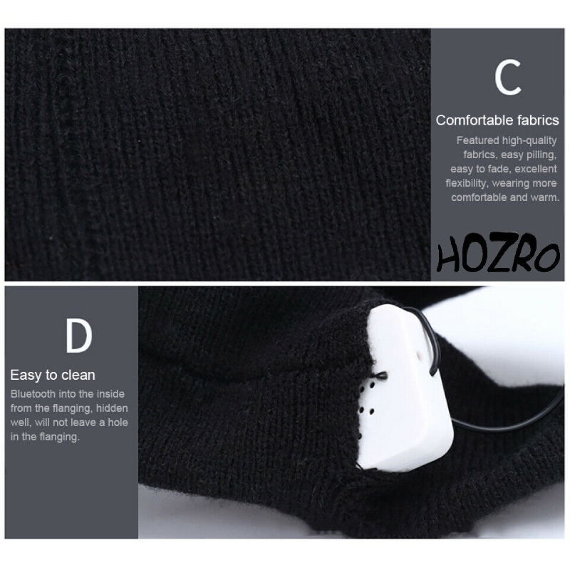 Bentiță Bluetooth HOZRO, cu Căști Wireless și Microfon – Accesoriu 2 în 1, Moale și Confortabil, Ideal pentru Somn, Sport, Meditație, Jogging, Relaxare sau Călătorii, Compatibilă cu iOS și Android HOZRO