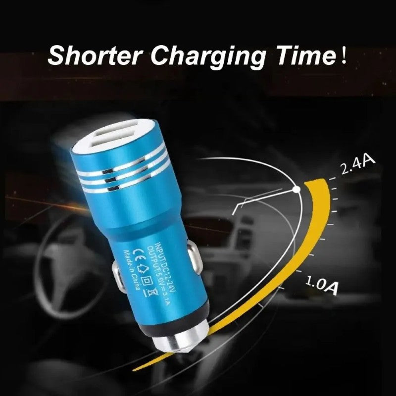 Încărcător Auto Brichetă Blue – Energie Rapidă cu Stil BESTSELLS
