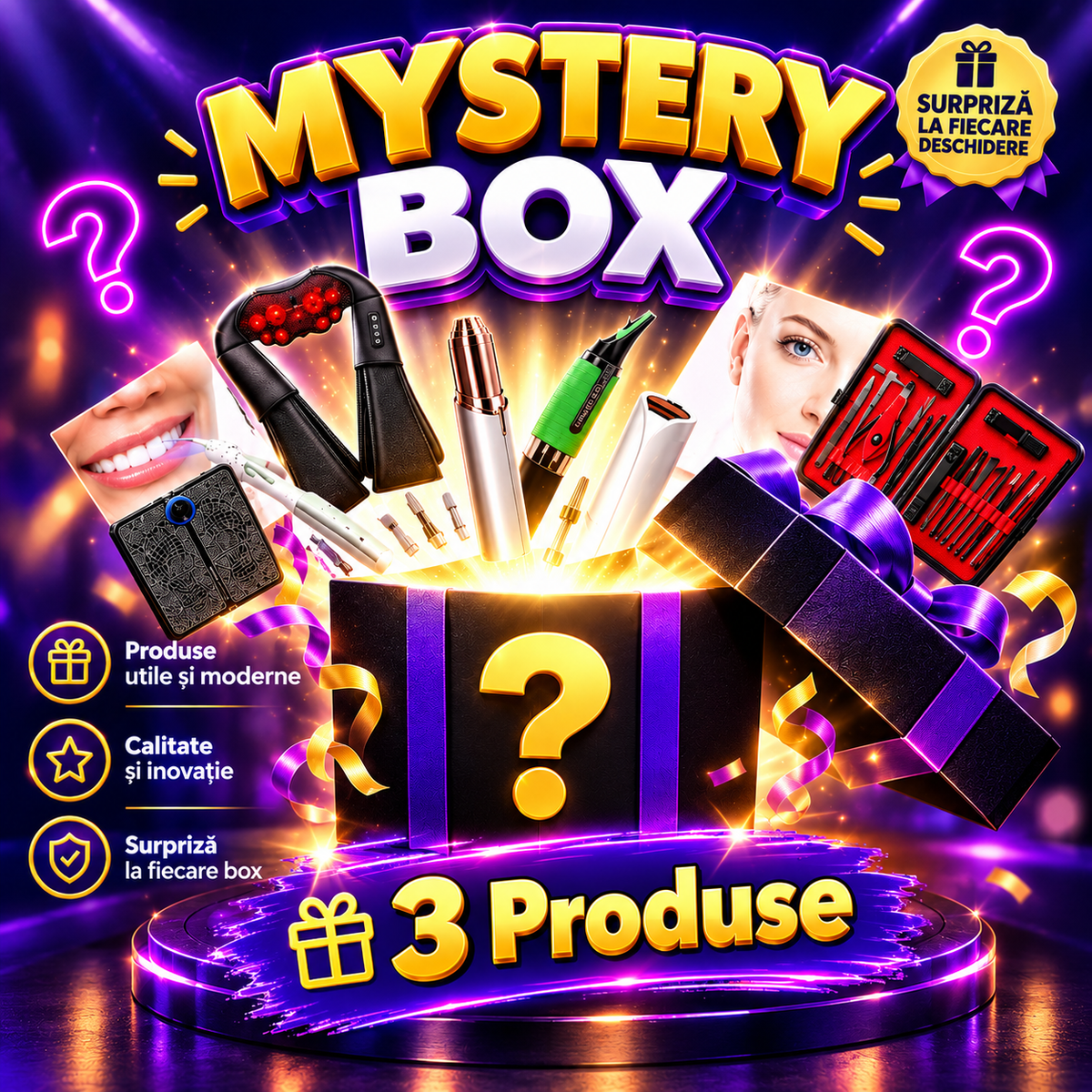🎁Mystery Box-ul care îți transformă casa în propriul tău Salon Profesional de Beauty & Relaxare! HOZRO