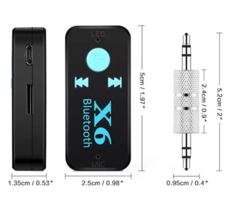 Modulator FM HOZRO, cu Bluetooth, USB, MP3, Redare USB/TF și Funcție Handsfree – X6 – Sunet Clar și Conectivitate Avansată în Mașina Ta! 🎶🚗