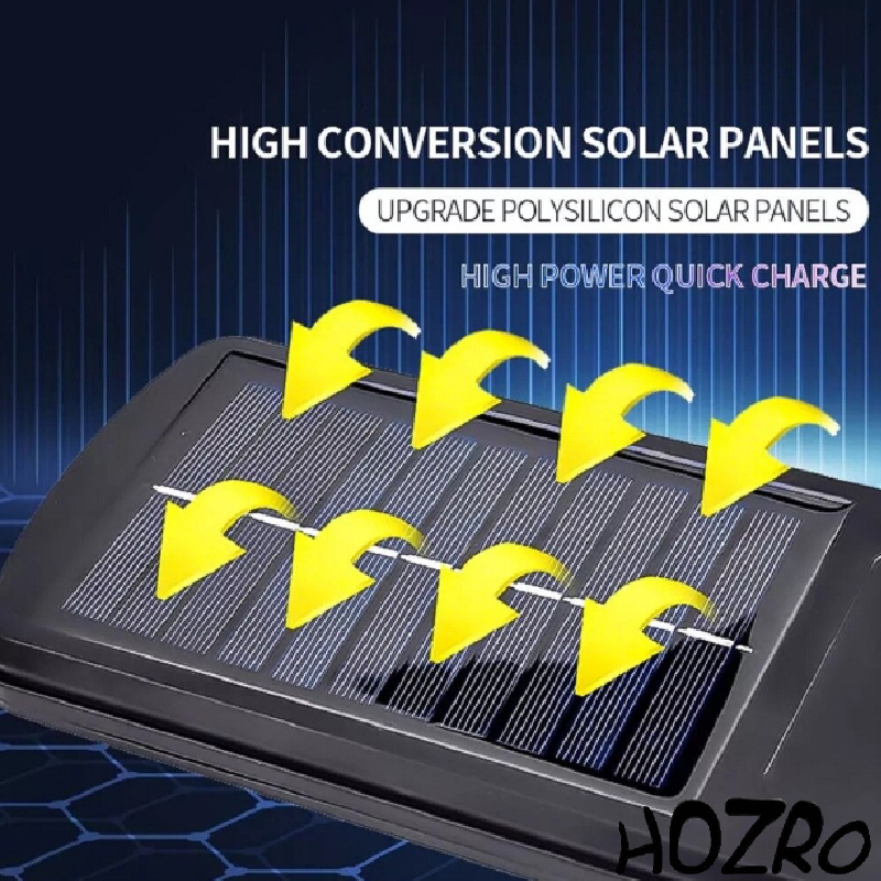 Lampă Solară HOZRO, Model LL 612 – Iluminare LED Ecologică, Rezistentă la Intemperii, Ideală pentru Grădină, Terasă și Curte HOZRO