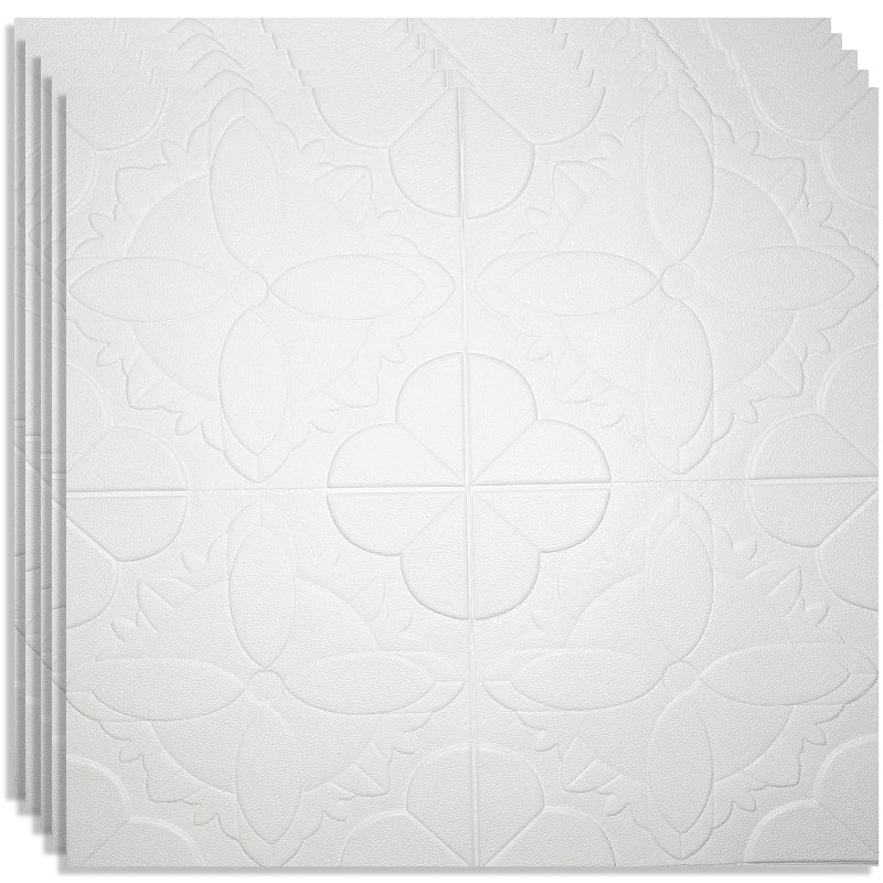 Tapet 3D autoadeziv, Model imitatie caramida, design modern, foarte usor de montat, Alb-147 HOZRO