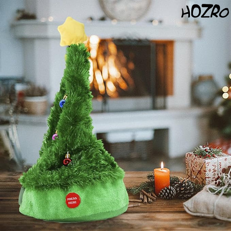 Căciulă Interactivă HOZRO, Model Green Star – Funcții Motorii și Muzicale, Distracție și Mișcare pentru Copii HOZRO