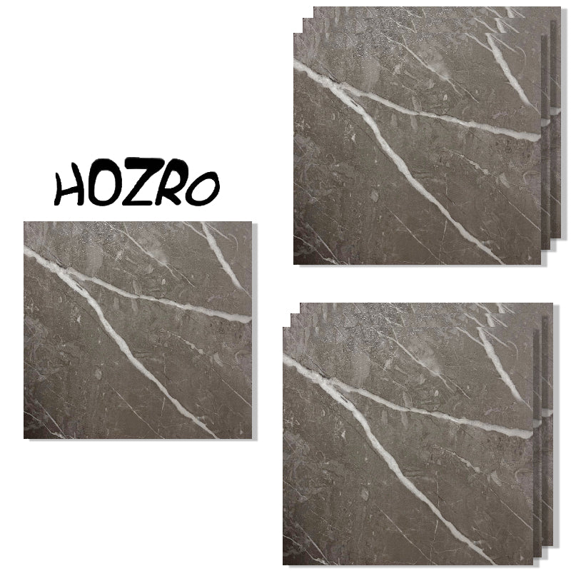 Set 10 x Placi PVC Autoadezive HOZRO, Pentru Podea, Stil Marmura, Grosime 1.4 mm, Culoare Gri Alb, Acopera 2.02 mp, Model ALM 2-5 – Rezistente si Usor de Montat HOZRO
