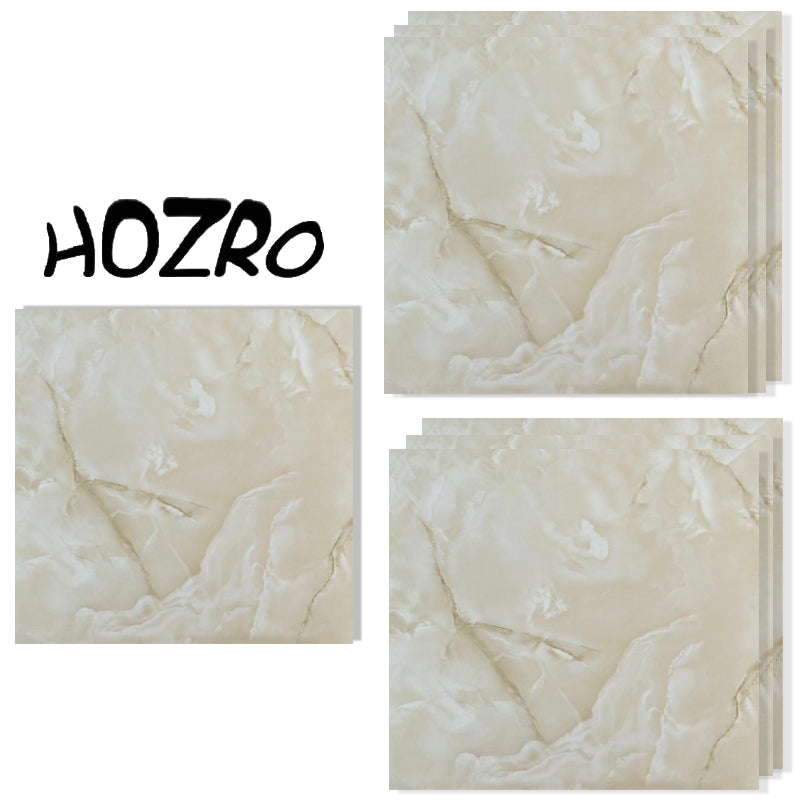 Set 10 x Placi PVC Autoadezive HOZRO, Pentru Podea, Stil Marmura, Grosime 1.4 mm, Culoare Auriu, Acopera 2.02 mp, Model ALM 2-4 – Rezistente si Usor de Montat HOZRO