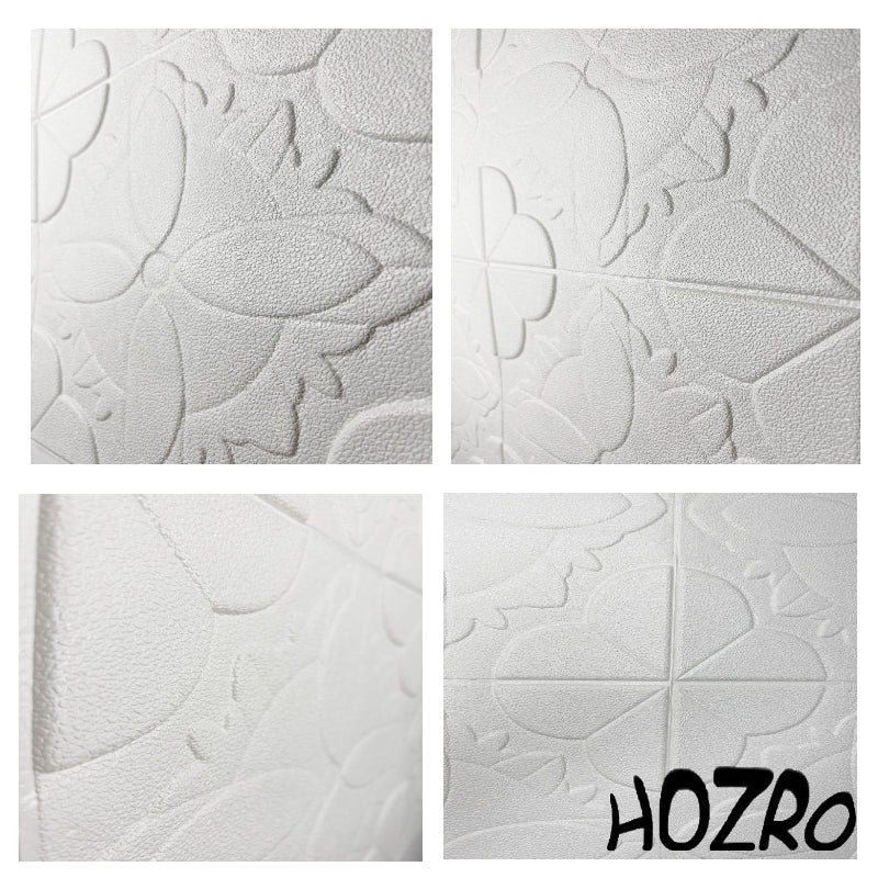 Tapet 3D autoadeziv, Model imitatie caramida, design modern, foarte usor de montat, Alb-147 HOZRO