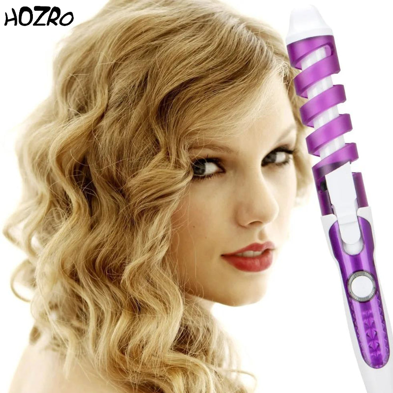 Ondulator HOZRO, pentru Păr, 35W, Design Personalizat, Spiral, Simplu de Utilizat – Placă de Creație Valuri și Bucle pentru Coafuri Profesionale HOZRO