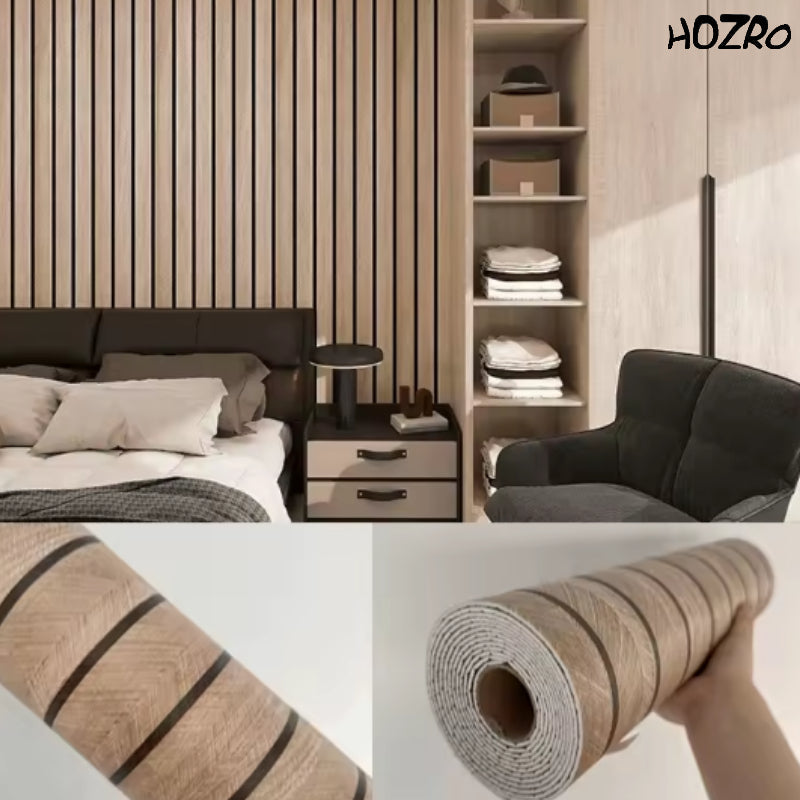 Tapet autocolant HOZRO, cu efect de fante, dimensiune 60×3 m – material decorativ flexibil pentru amenajări contemporane și transformări fără efort, Model V0601-17 HOZRO
