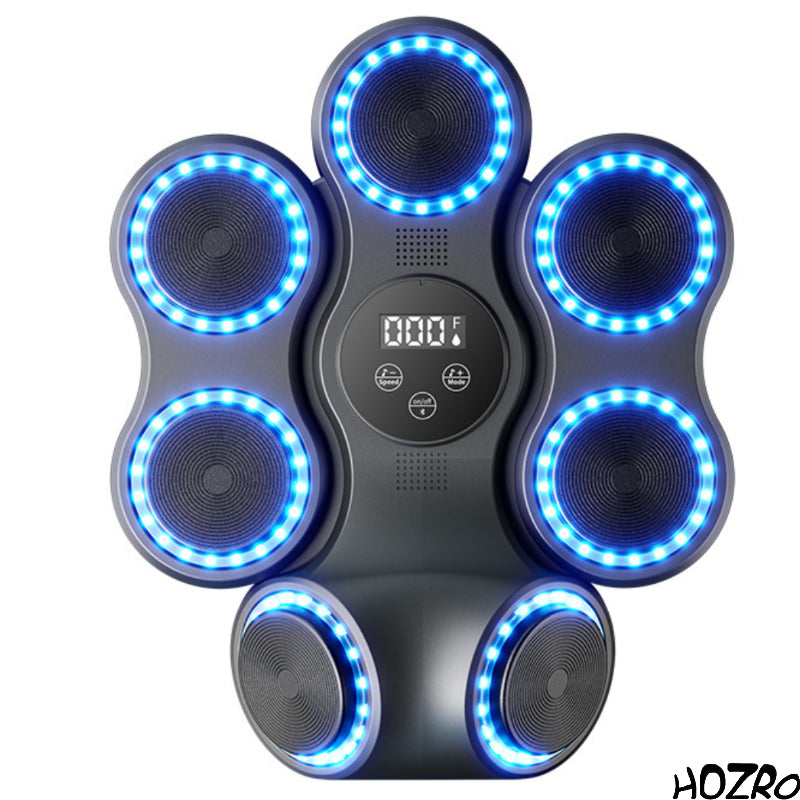Mașină Inteligentă HOZRO, de Antrenament Box cu Muzică și LED – Țintă de Perete pentru Lovituri, Trainer Electronic