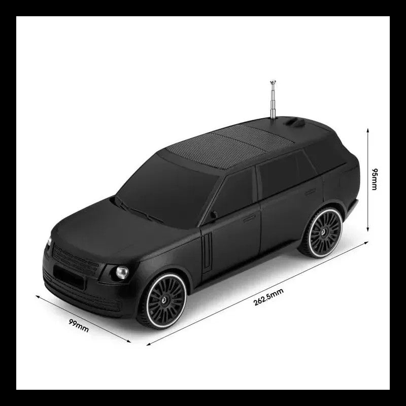 Boxă Portabilă HOZRO, Stil Range Rover, Încărcare Solară, 10W, Bluetooth, Radio FM, Antenă, USB, MP3, TF, Blue