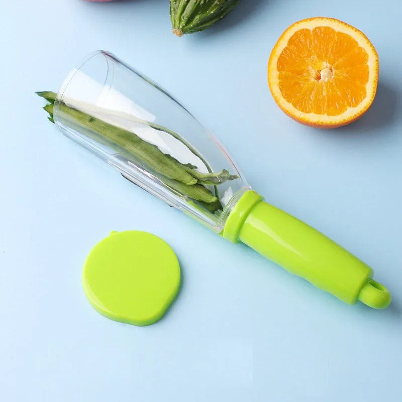 Curatator legume si fructe cu recipient de colectare, verde BESTSELLS