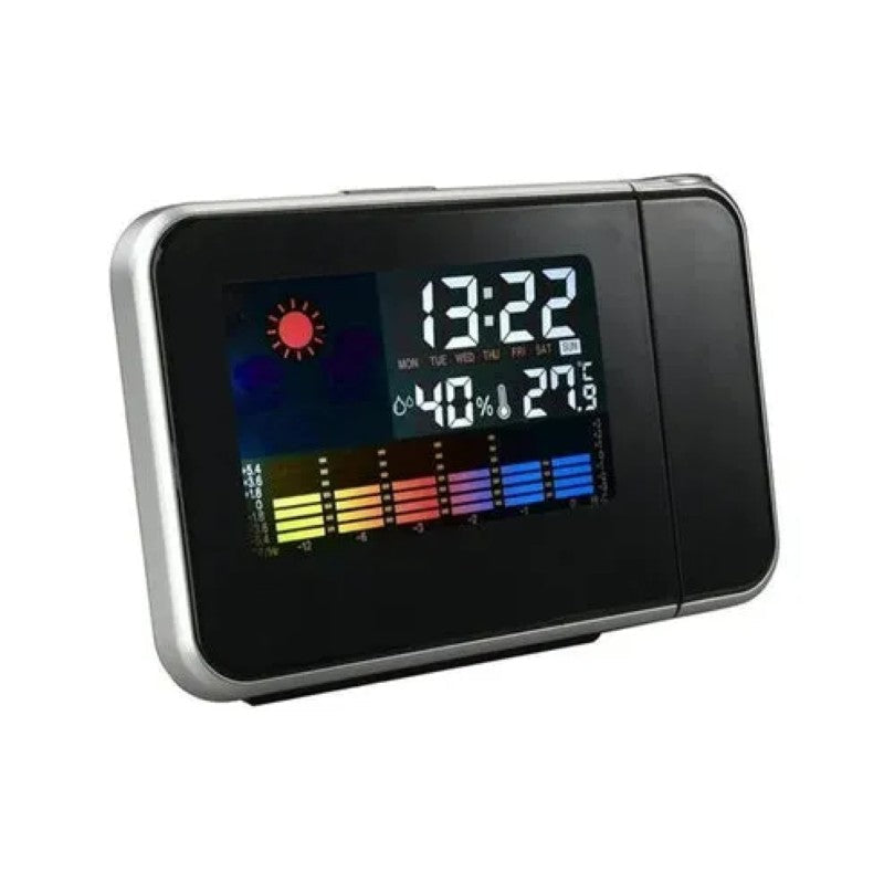 Ceas Digital cu Proiecție Ora, Termometru, indicator umiditate, design modern BESTSELLS