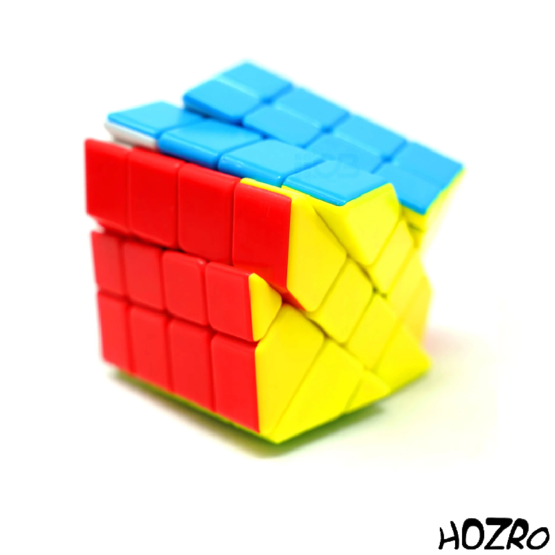 Cub Puzzle 4x4x4 HOZRO, Jucărie Logică și Antistres, Design Colorat 3D HOZRO