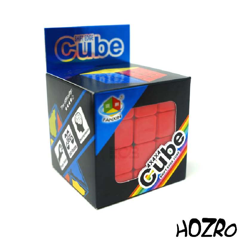 Cub Puzzle 4x4x4 HOZRO, Jucărie Logică și Antistres, Design Colorat 3D HOZRO