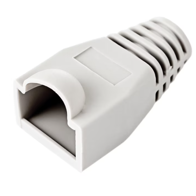 Set 10 manșoane de protecție pentru mufă RJ-45, plastic, alb BESTSELLS