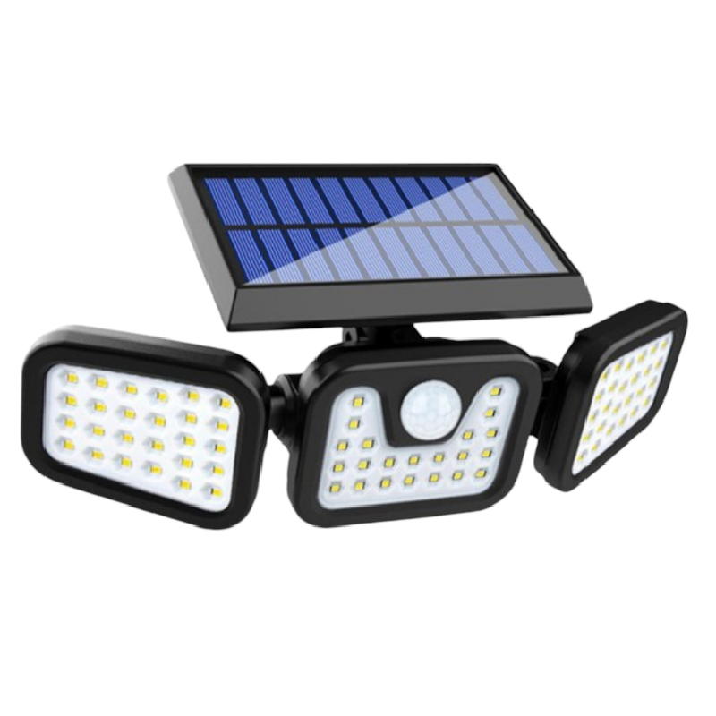 Lampă Solară cu 3 Panouri Rotative, 1725A LED – Iluminare Puternică și Eficientă BESTSELLS
