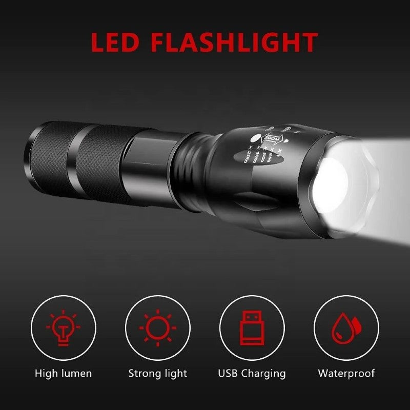 Lanternă 4 în 1 – Tac Light Elite, 450 Lumeni BESTSELLS