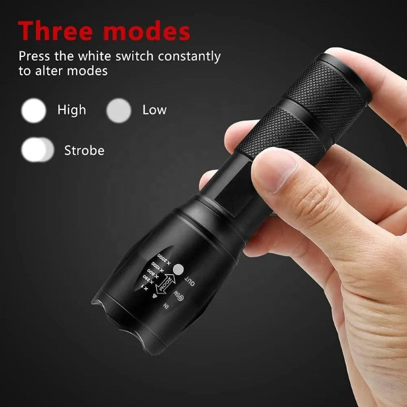 Lanternă 4 în 1 – Tac Light Elite, 450 Lumeni BESTSELLS